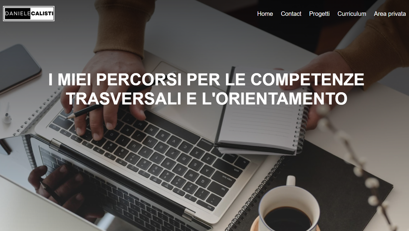 Anteprima del progetto E-Portfolio - Sviluppato da Daniele Calisti